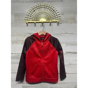 Under Armour Red Toddler Boys Size 4 Jacket VGUC